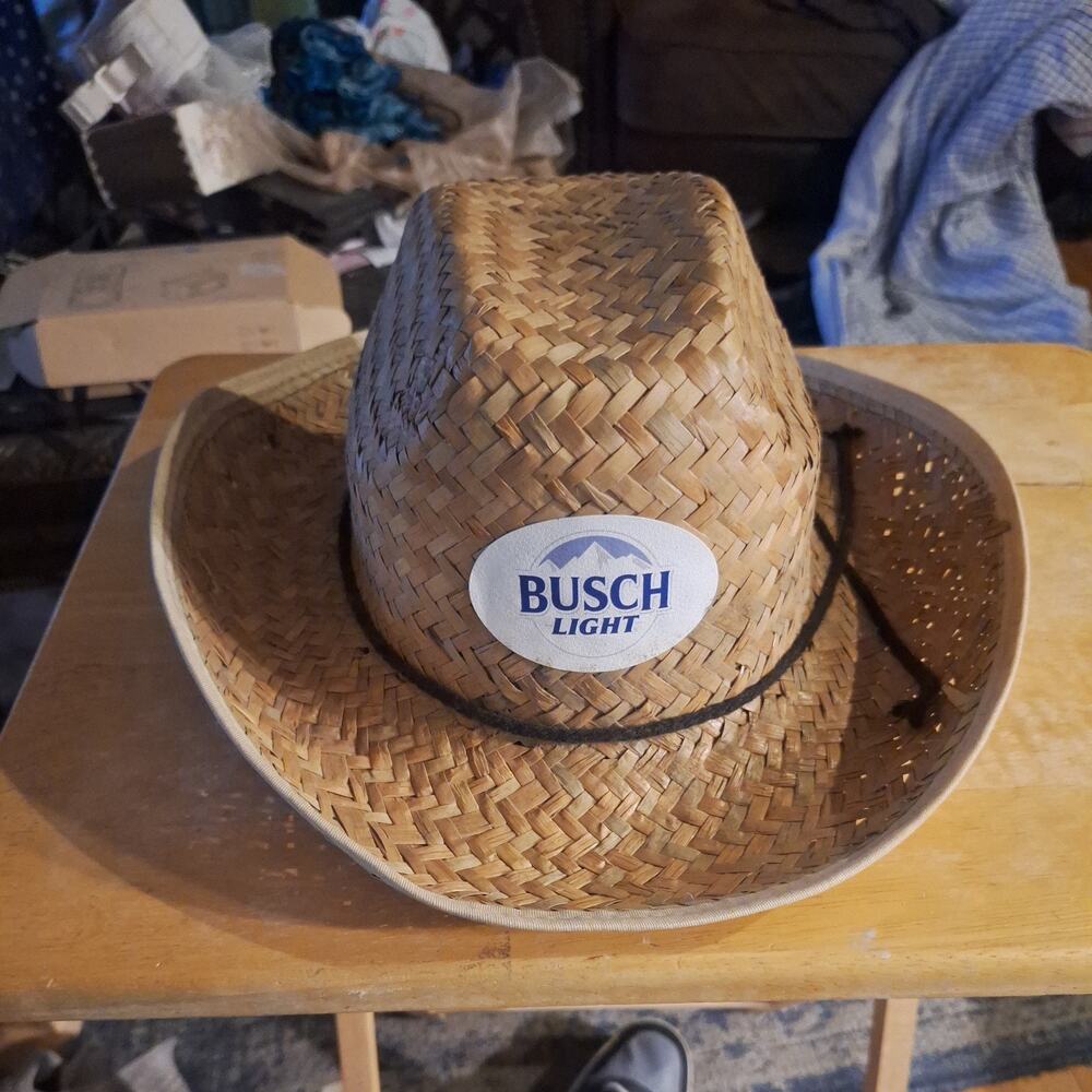 Busch Light Classic Logo Cowboy Hat Brown
